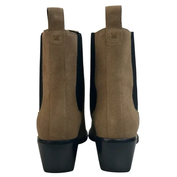 Rag & Bone Joni Camel Suede Chelsea Boots Booties Size EU 38 US 8 New $498 - Picture 3 of 12